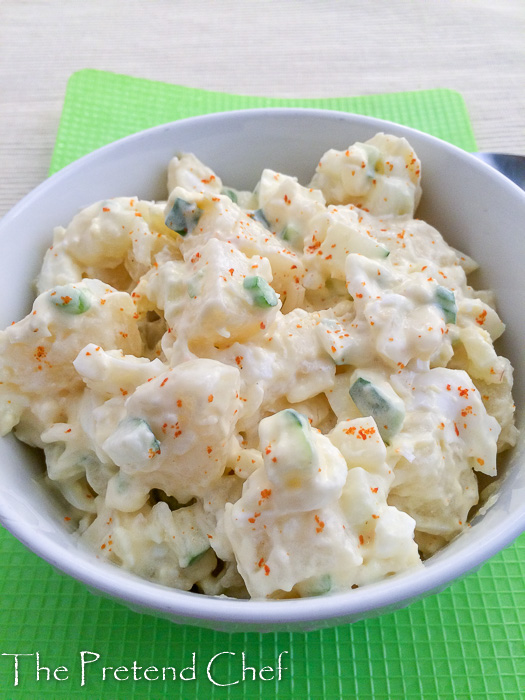 Creamy and Fluffy easy potato salad