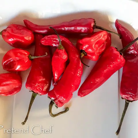 peppers for sweet chilli pepper sauce