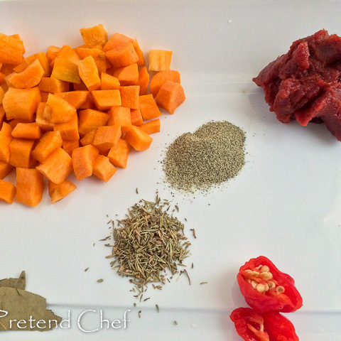 ingredients for rich tomato gravy