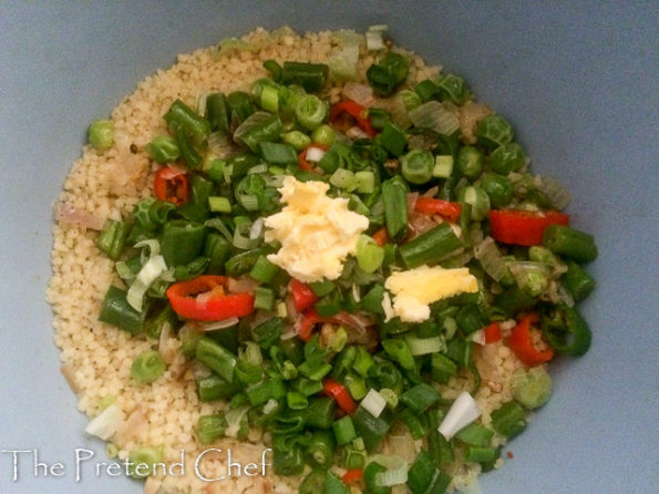 vegetable couscous in a bowl