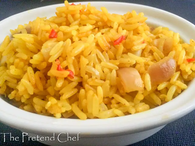 Fragrant yellow rice