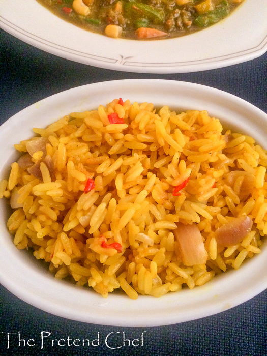 Fragrant yellow rice