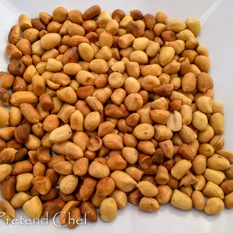 shelled Roasted peanuts for chocolate peanut butter