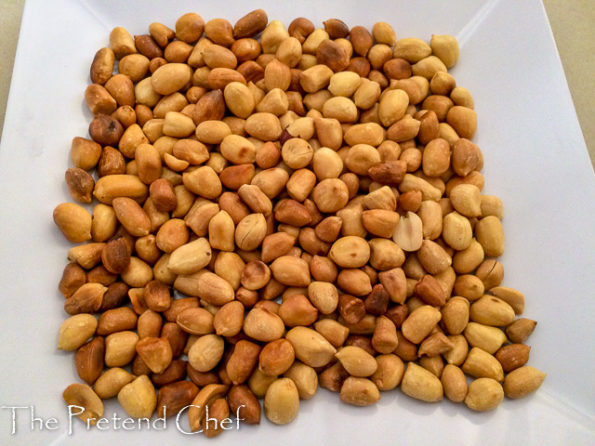 shelled Roasted peanuts for chocolate peanut butter