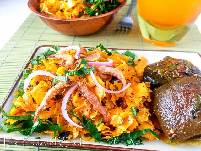 Healthy, delicious, Ighu (Abacha).