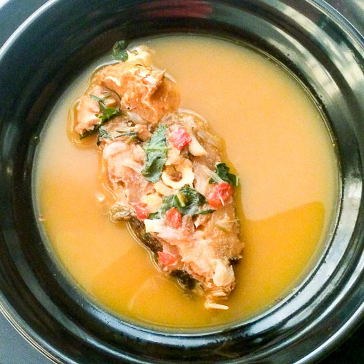 Rich, savoury and tasty stockfish peppersoup