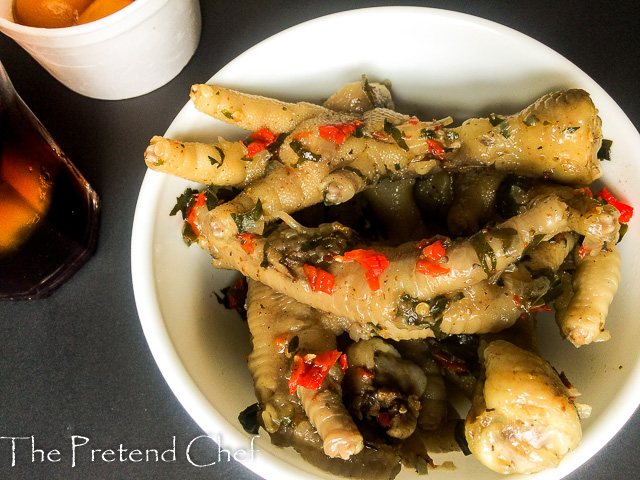 Tender, nutrient packed chicken feet