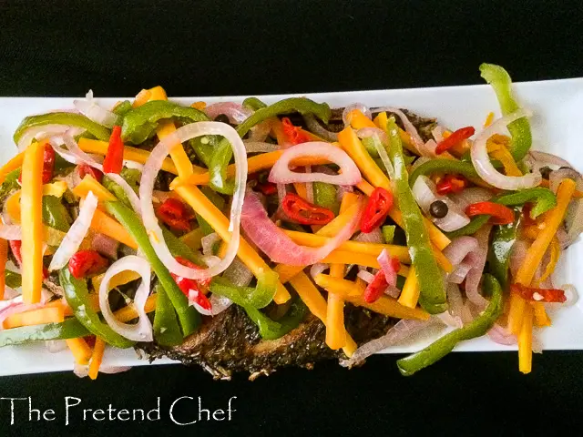 Spicy and tangy Jamaican escovitch fish