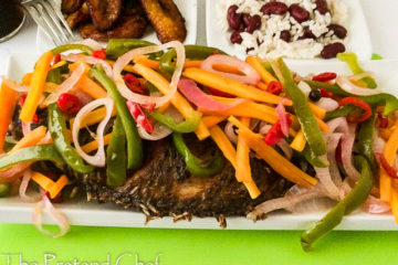 Spicy and tangy Jamaican escovitch fish