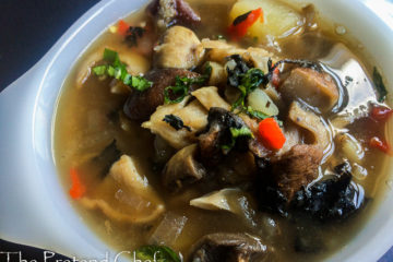 Healthy and flavour packed Mushroom Pepper soup