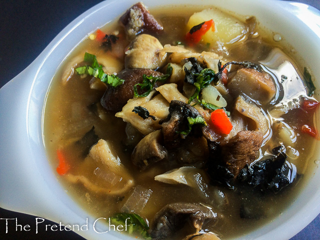 Healthy and flavour packed Mushroom Pepper soup