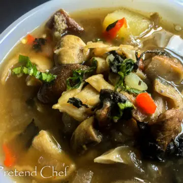 Healthy and flavour packed Mushroom Pepper soup