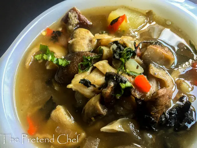 Healthy and flavour packed Mushroom Pepper soup