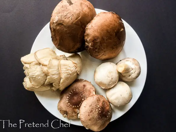 Variety of Mushrooms used in Mushroom Pepper soup