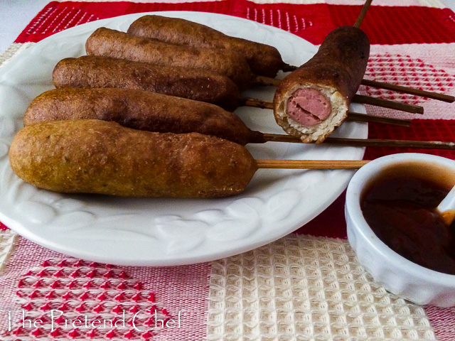 Crispy and tender easy homemade corn dogs