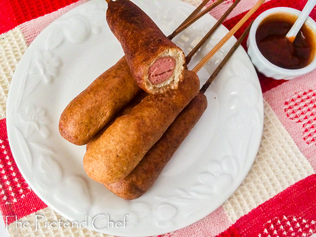 Crispy and tender easy homemade corn dogs