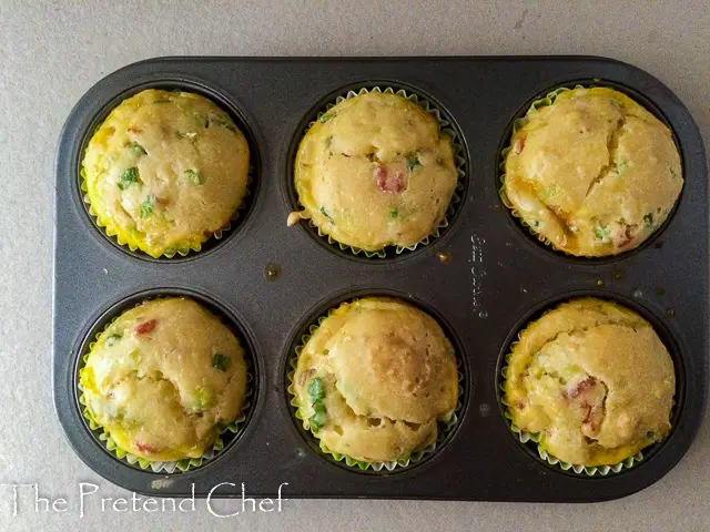 savoury bacon and egg muffins