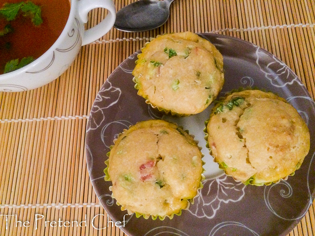 savoury bacon and egg muffins