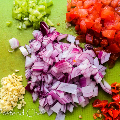 Ingredients for Mushroom hash, mushroom sauce