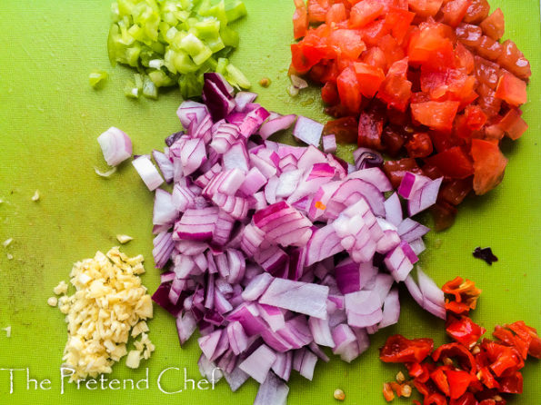 Ingredients for Mushroom hash, mushroom sauce