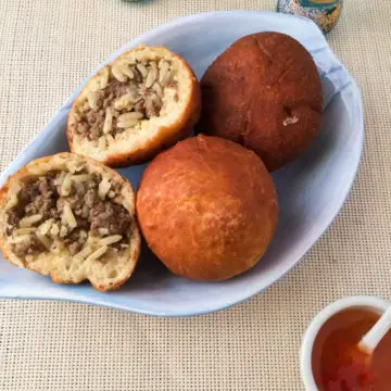 Tender Beef and Rice filled Buns