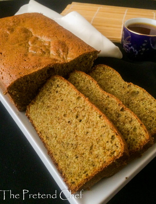 Green Tea Cake using Green teabags