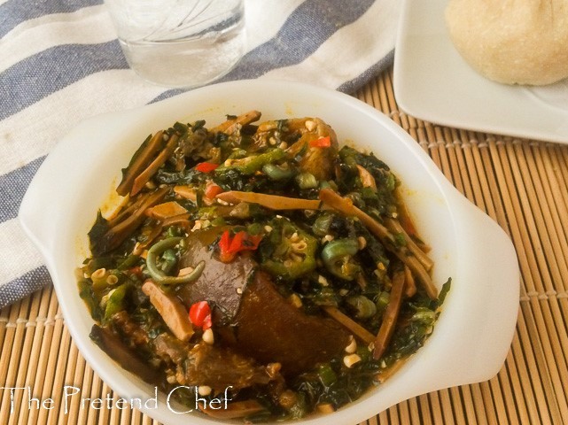 Authentic Ofe ugba, Ugba soup