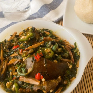 Authentic Ofe ugba, Ugba soup