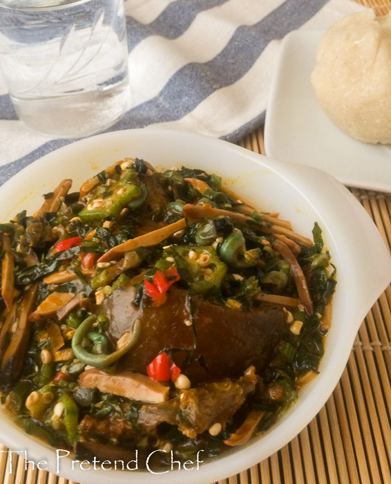 Authentic Ofe ugba, Ugba soup