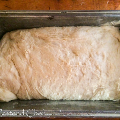 Rice Bread using cooked rice in a loaf tin