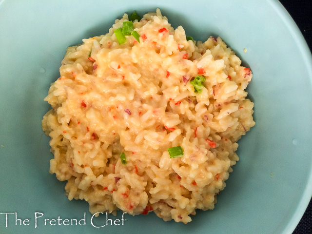 Cooked Rice Pancake with Leftover Rice batter in a bowl