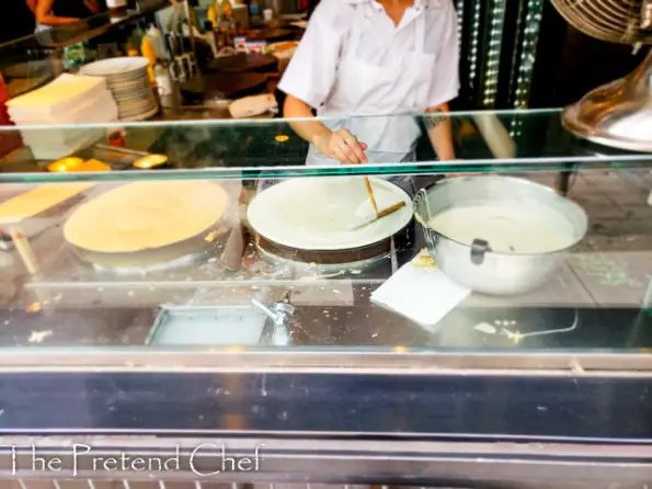 Crepe shop in china town