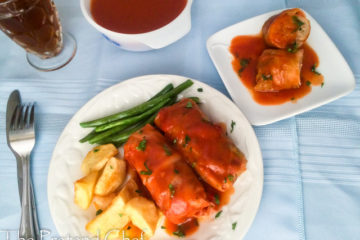 Soft and tender cabbage roll