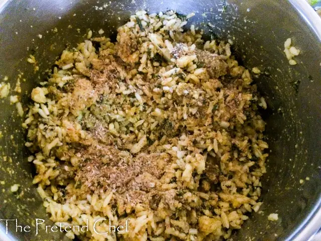 Egusi jollof rice in a pot