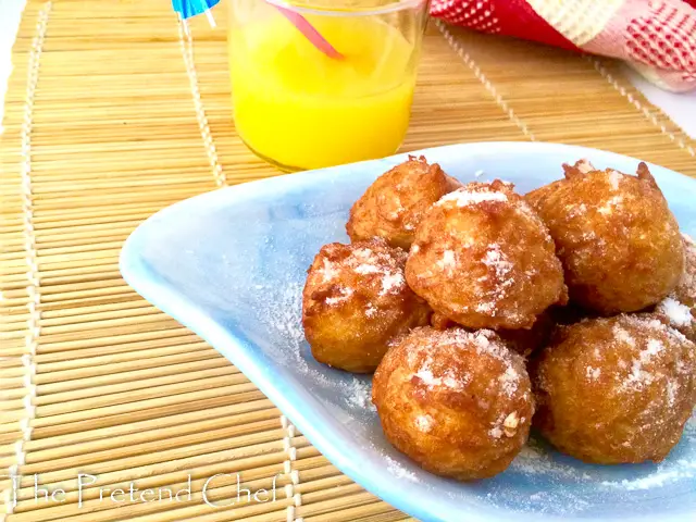 Sweet Rice Fritters, Sweet Rice Doughnuts