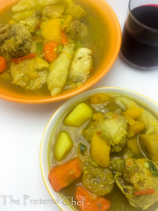 Hearty Jamaican chicken soup