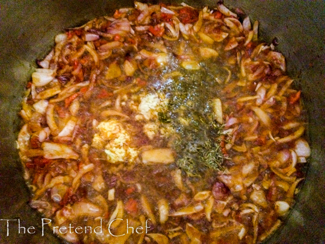 onions frying on a pan