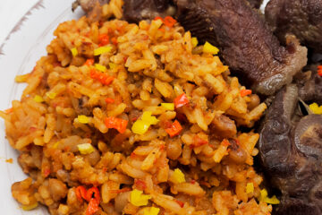 Nigerian rice and beans jollof 1 2 Nigerian Rice and Beans Jollof