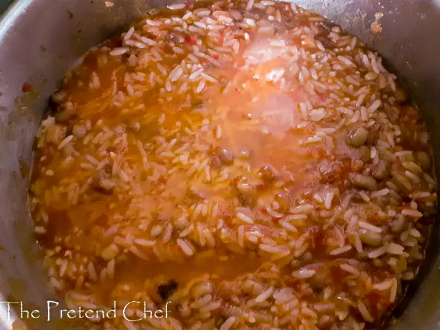 rice in tomato sauce