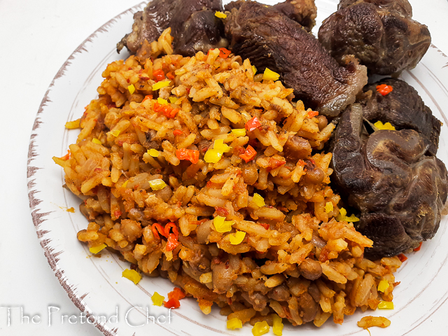 Nigerian rice and beans jollof 8 Nigerian Rice and Beans Jollof