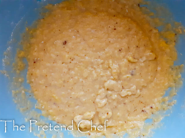 Pumpkin bread batter