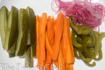 Quick pickled vegetables