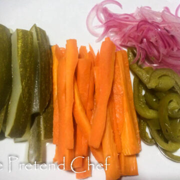 Quick pickled vegetables