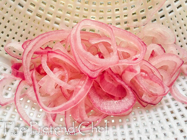 Quick pickled onions