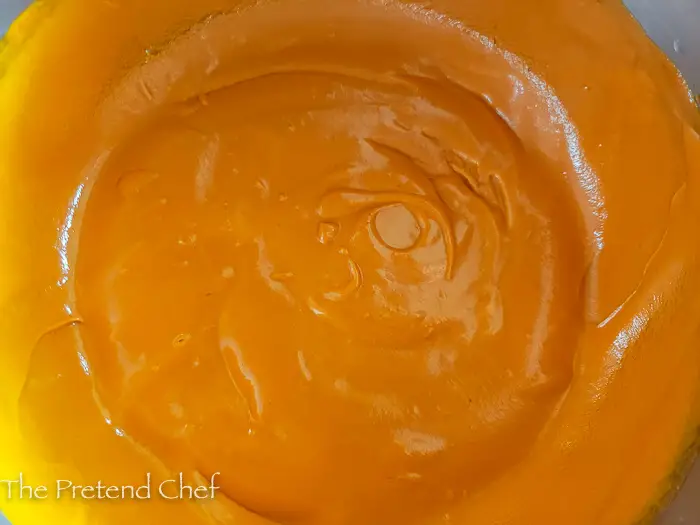Creamy palm oil sauce