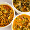 Egusi soup, Onugbu soup, Ora (oha) soup, igbo soups