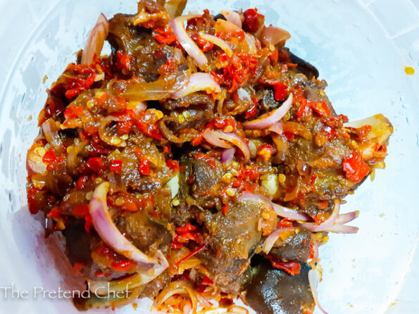 Peppered goatmeat