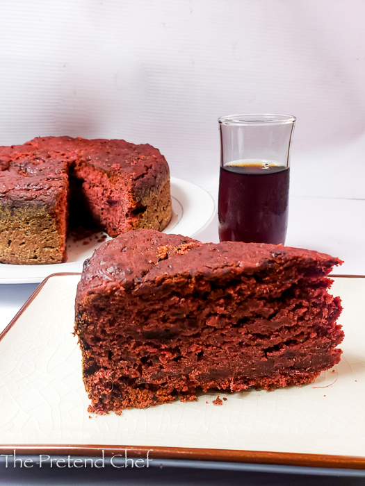 Jamaican Sorrel Fruit Cake (Zobo Cake) - The Pretend Chef