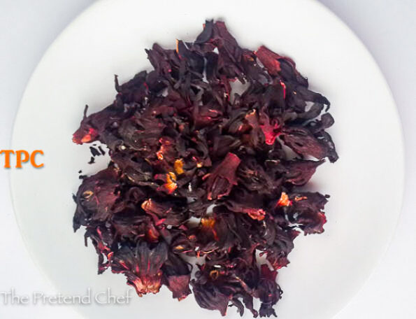 Dry zobo (sorrel) leaves