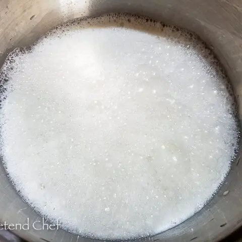 Soya Bean milk in a pot